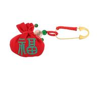LOPUNER Bolsita de recuerdo para bebé niña: Bolsa de recuerdo china para recién nacidas con la suerte - Bolsita de almacenamiento conmemorativa del primer cabello para baby shower, embarazo,