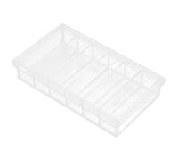 LOPUNER Caja Acrílica Transparente para Incubación con 6 Compartimentos, Fácil de Limpiar y Observación sin Obstáculos para Cultivo y Cría de Muestras