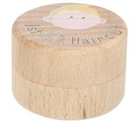 LOPUNER Caja de Recuerdos para Ñiño Niño Porta Cortes de Pelo Pequeño Madera Duradera Preservación Primer Corte para Baby Shower Obsequio Especial 1 Unidad
