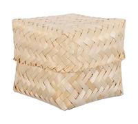 LOPUNER Cesta Vaporera de Bambú para Arroz Glutinoso Hecha a Mano, Fácil Limpieza y Almacenamiento, Adecuado para Fiestas en Cocina y Restaurantes