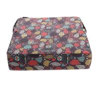 LOPUNER Cojín Elevador para Silla Infantil con Estampado de Búho Marrón Acolchado Desmontable para Años Antideslizante y Transpirable para Comedor y Patio