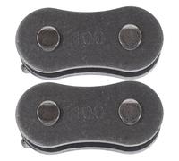 LOPUNER Conector de Junta de Cadena para Bicicleta de Montaña Eslabón Desplazado de Cadena de Rodillos 1,2 Pulgadas 2 Unidades Accesorio para Reparación y Mantenimiento Industrial