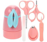 LOPUNER Cortaúñas para Bebés con Estuche Bonito Kit de Manicura y Pedicura para Recién Nacidos Cortaúñas y para Cuidado de Uñas de Niña