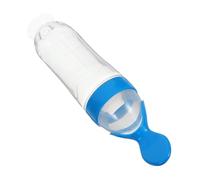 LOPUNER Cuchara Exprimidora de Silicona para Bebés Base Antideslizante Comedero para Alimentos de 6 de Limpiar para Alimentación Independiente