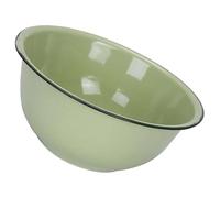 LOPUNER Cuenco Esmaltado Vintage Verde para Mezclar y Amasar, Tazón Multifuncional Resistente Acabado de Exquisita Manufactura para Cocina o Obsequio