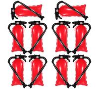 LOPUNER Globos Extintor de Aluminio Inflables 10 Unidades para Fiesta de Bomberos Decoración Temática Cumpleaños Globo Inflable Resistente para Fondo Festivo