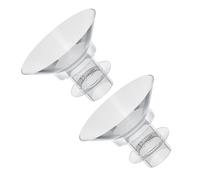 LOPUNER Insertos de Brida Reutilizables de Silicona 13mm para Sacaleches, Cómodos de Sostener y Desinfectables Bolsas de Vapor para Uso Portátil, Pack de 2 Piezas