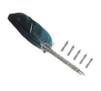 LOPUNER Juego de Pluma Estilográfica de Inmersión con Puntas de Repuesto en Metal y Pluma para Dibujo y Escritura en Cumpleaños y Negocios