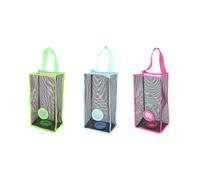LOPUNER Organizador de Bolsas de Basura de Malla PVC Reciclable para Cocina, Soporte Plegable Colgante Almacenamiento y Clasificación para Guantes y Calcetines