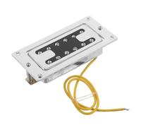 LOPUNER Pastilla Salida Alta para Guitarra Eléctrica Humbucker de Doble Bobina Cubierta en Forma de H de Metal y Cerámica y Compatibilidad para Mástil de 50mm