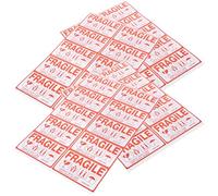 LOPUNER Pegatinas Adhesivas de Advertencia Frágil en Papel Autoadhesivo Rojo para Embalaje y Transporte, Diseño Compacto y Protección Segura de Objetos Delicados