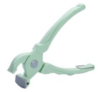 LOPUNER Pinza Antideslizante para Platos de Plástico Color Verde Claro Diseño Ergonómico y Resistente al Óxido, Adecuado para Vajillas al Vapor y Uso en Cocina