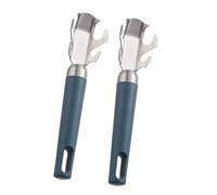 LOPUNER Pinzas para Platos Anti-escaldaduras de Acero Inoxidable y Pp Diseño Ergonómico, 2 Piezas para Cocina Azul, Sujetador Resistente y Antideslizante