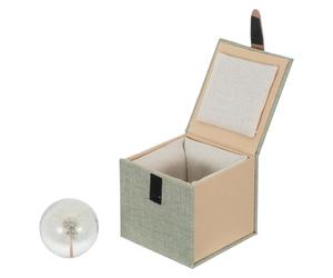 LOPUNER Pisapapeles de diente de león natural preservado: esfera de resina transparente de 60 mm - Globo de especímenes naturales - Pequeña esfera decorativa para pisapapeles de escritorio y