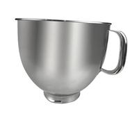 LOPUNER Recipiente Mezclador Inoxidable 5L para Batidoras Cuenco Inoxidable Accesorios para Batidoras Tazón Doméstico Compatible Carne y Verduras Limpieza Lavavajillas