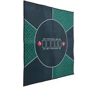 LOPUNER Tapete de Mesa para Juego de Mesa Póker Antideslizante Rectangular, Alfombrilla de Goma Resistente y Portátil para Torneos y Fiestas, Cojín de Póquer Multifunción para Uso