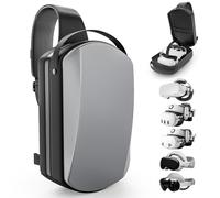 Lopxenu Bolsa de transporte compatible con Meta Quest 3S/Quest 3/Quest 2/Vision Pro/Pico 4, Hard Travel Case Compatible con Kiwi Design, gris, VRBag