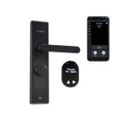 LOQED Touch Smart Lock - Serratura smart senza chiave (Negro o Plata) Nero