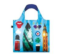 LOQI Artist Hey Studio London Bag Bolsa de Tela y Playa, 50 cm, 20 Liters, Multicolor (Multicolour)