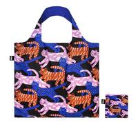 LOQI Glitter Power Cats Bolsa reciclada, multicolor, L, Multicolor, L, Occidental, multicolor, L, Occidental