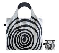 LOQI Louise Bourgeois Spirals Bolsa Reciclada Negra, Unisex Adulto, LB.SB, 50 x 42cm
