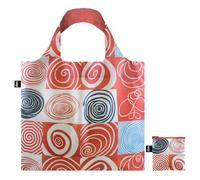 LOQI Louise Bourgeois Spirals Grids Bolsa reciclada, multicolor, Contemporáneo