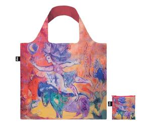 LOQI MARC CHAGALL The Circus - Bolsa reciclada, rosa (Safety Pink), Contemporáneo