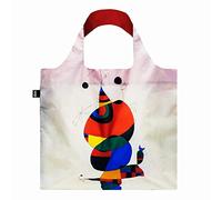LOQI Museum Joan Miro Bolsa reciclada para Mujer, pájaro y Estrella, Multicolor, Contemporáneo