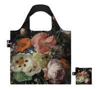 LOQI Rachel Ruysch, Still Life with Flowers on a Mármol Tabletop 1716, bolsa reciclada, multicolor, Multicolor, Occidental, multicolor, Occidental