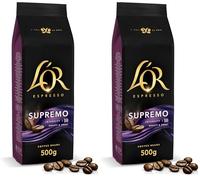 L'OR Café Grano Supremo | Mezcla | Intensidad 10 | 500g (Paquete de 2)