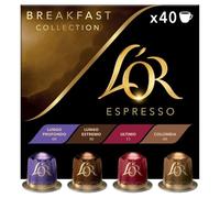 L'OR Cápsulas de Café Colección Desayuno | 40 Cápsulas Compatibles Nespresso