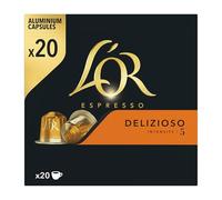 L'OR Cápsulas de Café Delizioso | Intensidad 5 | 20 Cápsulas Compatibles Nespresso
