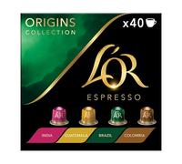 L'OR Cápsulas de Café Origins collection | Intensidad 7-10 | 40 Cápsulas Compatibles Nespresso