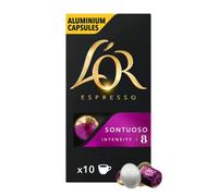 L'OR Cápsulas de Café Sontuoso | Intensidad 8 | 10 Cápsulas Compatibles Nespresso