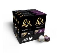 L'OR Cápsulas de Café Surtido intenso | Intensidad 10-12 | 80 Cápsulas Compatibles Nespresso