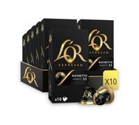 L'OR Café Ristretto Intensity 11 – Compatible con Nespresso – 100 cápsulas (10x10)