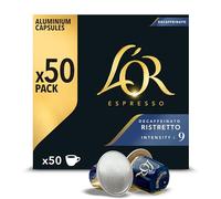 L'OR Espresso Café Cápsulas Ristretto Decaffeinato |Intensidad 9| 50 Cápsulas Compatibles Nespresso