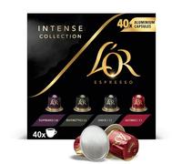 L'OR Espresso Café Colección Intenso | 40 Cápsulas | Amazon Exclusive | Intensidades 10, 11, 12 y 13, Pack surtido de 4 sabores, Compatible con máquinas Nespresso