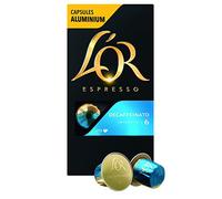 L'Or Espresso Café Decaffeinato Intensité 6 Pack de 10 Capsules en Aluminium Compatibles avec Les Machines Nespresso