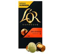 L'Or Espresso Café Delizioso - Intensidad 5 - 50 cápsulas de aluminio compatibles con máquinas Nespresso®* (10 cápsulas)