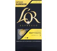 L'Or Espresso Café Lungo Mattinata Intensidad 5 - 10 cápsulas de aluminio compatibles Nespresso