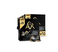 L'OR Cápsulas de café Espresso Onyx - Intensidad 12 - 200 cápsulas compatibles con Nespresso