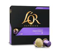 L'Or Espresso Café Profondo Intensidad 8 Cápsulas de Aluminio Compatibles con Máquinas Nespresso