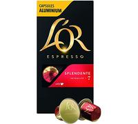 L'Or Espresso Café Splendente - Intensidad 7-50 Cápsulas de Aluminio Compatible con Nespresso, 5 x 10 Cápsulas, Pack de 2