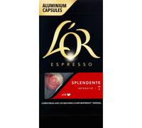 L'Or Espresso Café Splendente - Intensidad 7 - 50 cápsulas de aluminio compatibles con máquinas Nespresso (10 cápsulas)