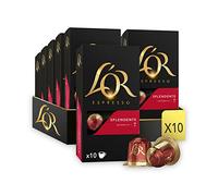 L'Or Espresso Café Splendente Intensidad 7 - Nespresso Cápsulas de café de aluminio compatibles - 10 paquetes de 10 cápsulas (100 bebidas)