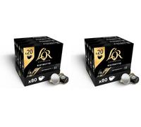L'OR Espresso Cápsulas de Café Ristretto | Intensidad 11 | 80 Cápsulas Compatibles Nespresso (R)* (Paquete de 2)