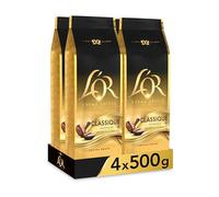 L'OR Espresso Classique Café en Grano | 4x500g | Amazon Exclusive | Intensidad 6, Pack 4 unidades, 100% Natural