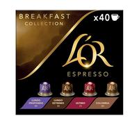L'OR Espresso Colección Desayuno | 40 Cápsulas Compatibles Nespresso (R)* | Amazon Exclusive