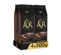 L'OR Espresso Forza Café en Grano Natural 100% Arábica - Intensidad 9 | 4x500g